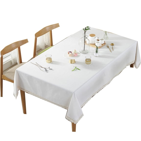 140*180cm Tablecloth, Heavy Duty, Wrinkle Resistant, Modern Elegant Design, Kitchen, Dining, Parties, EventsOnly tablecloth