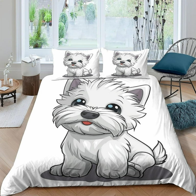 Westie duvet cover cheap