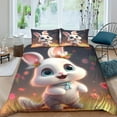140*200cmBunny Duvet Cover Set Bedding Set Animals Theme Comforter