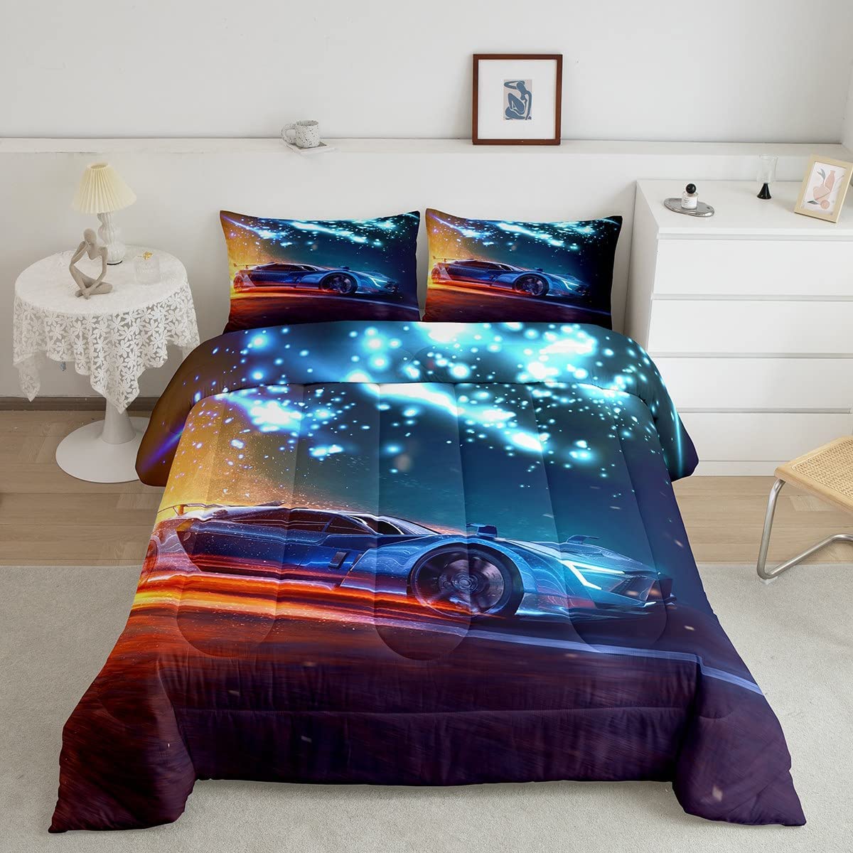 140*200cmSports Car Quilt Set Bedding Quilt Children Teenagers Boys