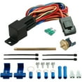 thumbnail image 1 of 140-210'F Electric Fan Thermostat Push-In Probe Temp Switch Wire Kit, 1 of 5