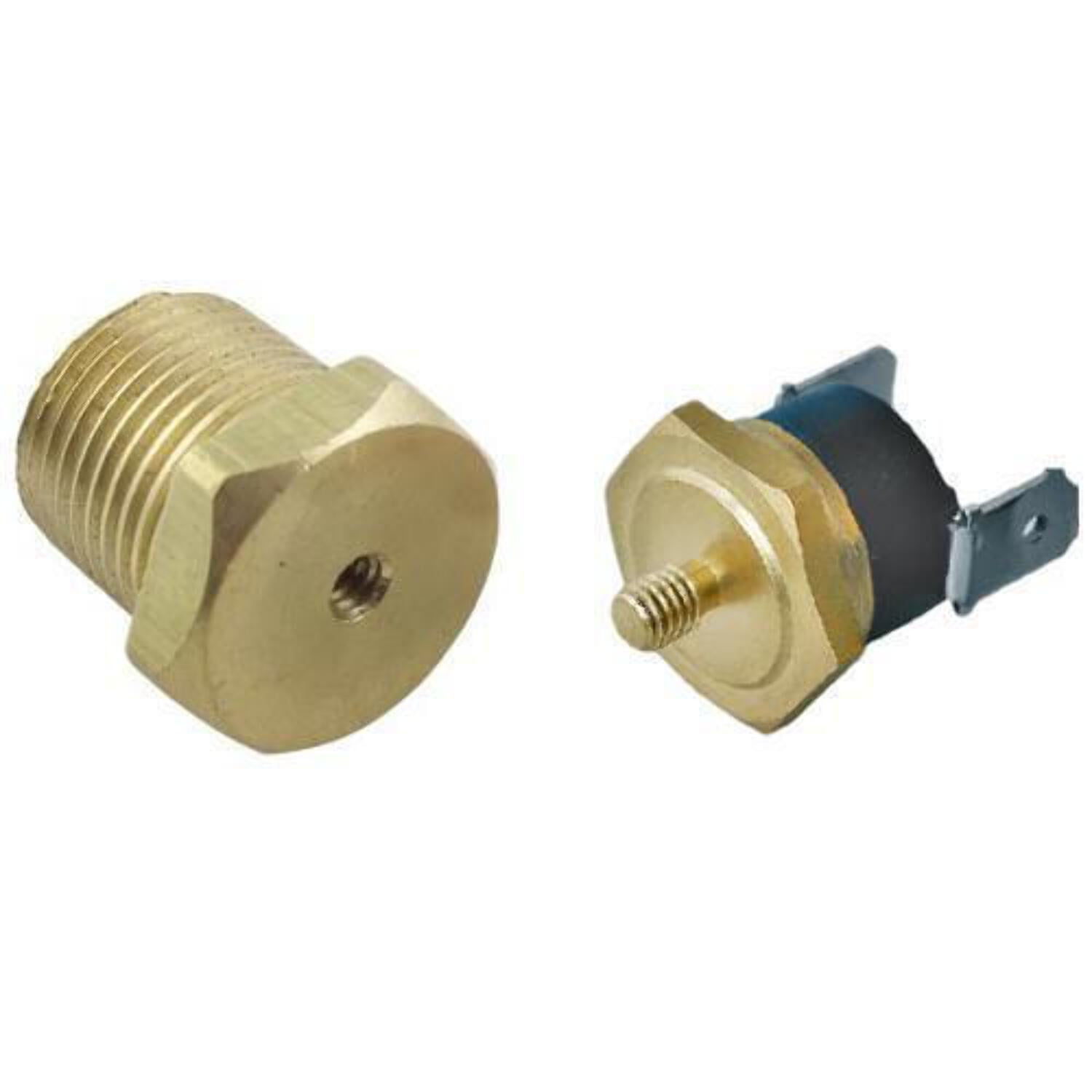 140'F-210'F Electric Radiator Fan Thermostat Switch 1/8 1/4 3/8 1/2  Inch NPT Water Temperature Sensor Probe - Walmart.com