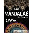 thumbnail image 1 of 140 Mandalas Coloring Book For Adults Plus Gift Maze : Stress Relieving Designs Animals, Mandalas, Flowers, Paisley Patterns And So Much More (Paperback), 1 of 1