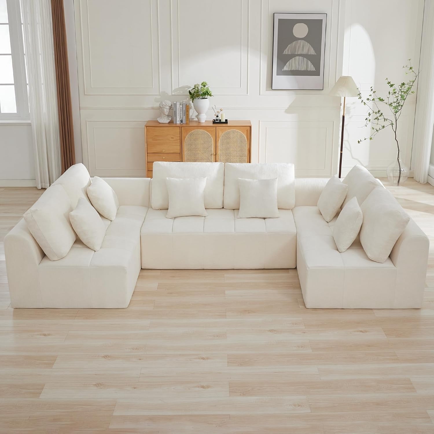 140''Modular Sectional Couches for Living Room, Cloud Boneless ...