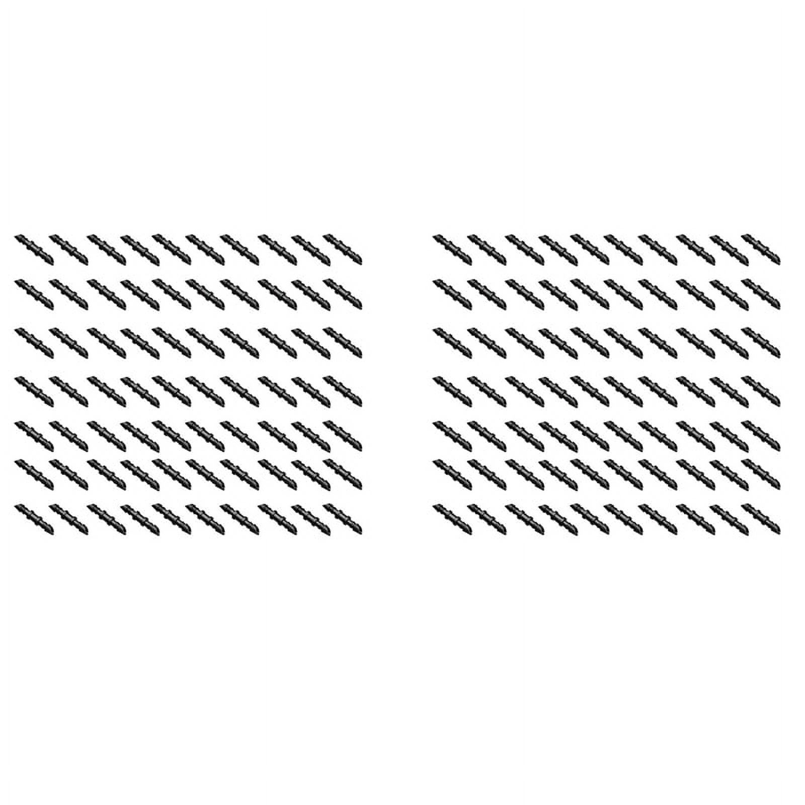 140 Pack Drip Irrigation Universal 1/4 Inch Barbed Coupling Fitting