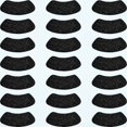thumbnail image 1 of 140 Pairs Black Sports Glitter Eye Stickers Black Stripes Adhesive Stickers for Sports Event Football Baseball Softball, 1 of 1