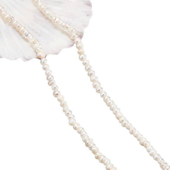 140 Pcs Mini Peal Beads 22.5 mm Small White Cultured Pearl Charms