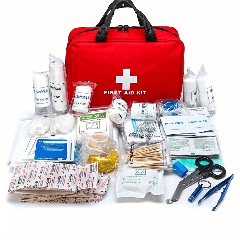 140-Piece All-Purpose First Aid Kit, Portable Emergency Medical Kit For Home, Car, Office,School, Travel, Outdoor Camping & Hiking Survival Supplies