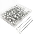 thumbnail image 1 of 140 Pieces Corsage Pins, Long Teardrop Pearl Head Pins Sewing Pins Straight Pins Boutonniere Pins Wedding Bouquet Pins for DIY Jewelry Making Sewing Wedding Flower Decorations, 1 of 6