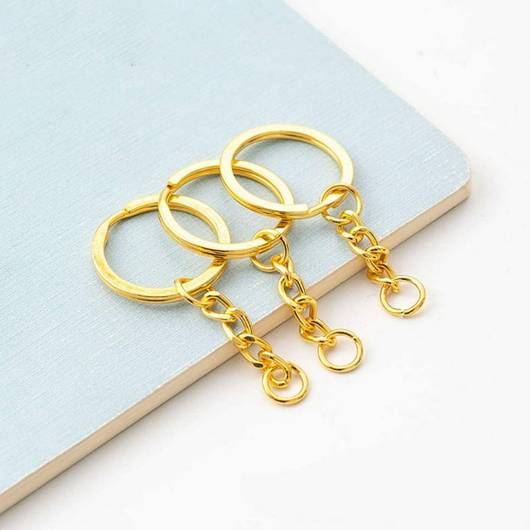 250Pcs Keychain Rings for Crafts Include Key Rings with Chain Jump Rings  Screw Eye Pins for DIY Keychain Making Crafts - AliExpress