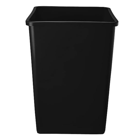 140 Qt. 35 Gallon 132 Liters Black Square Trash Can. Kitchen Garbage Can Recycle Bin Trash Can Outdoor