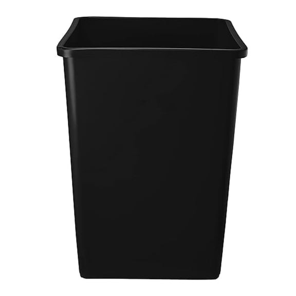 140 Qt. 35 Gallon 132 Liters Black Square Trash Can. Kitchen Garbage Can Recycle Bin Trash Can Outdoor