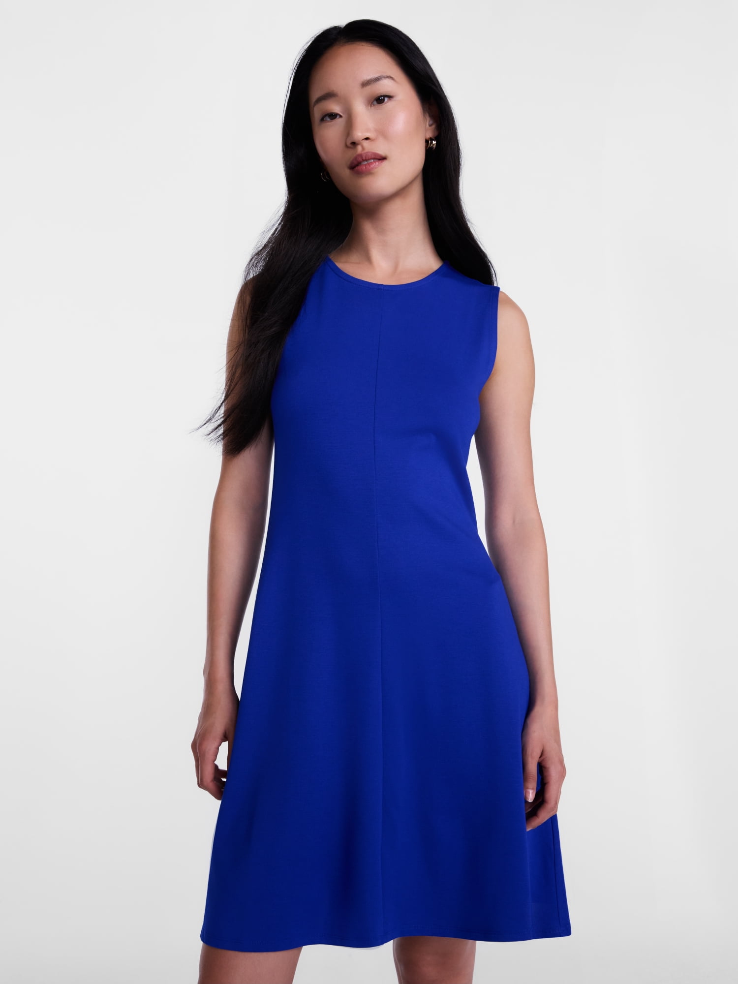 Scenario Women's and Women's Plus Fit and Flare Mini Dress, Sizes XS-4X