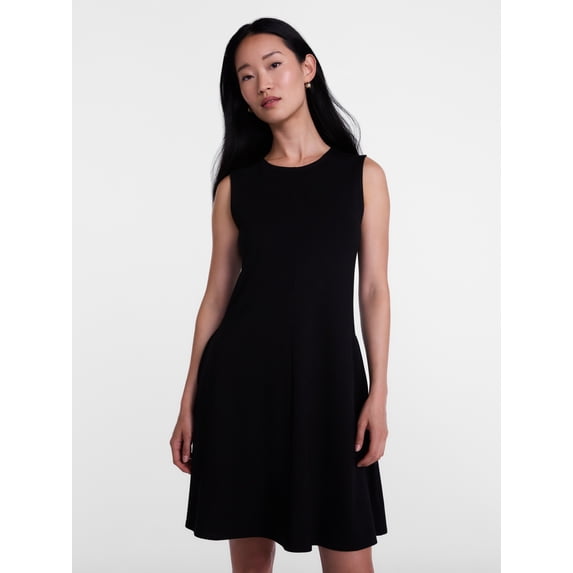 Scenario Women's and Women's Plus Fit and Flare Mini Dress, Sizes XS-4X