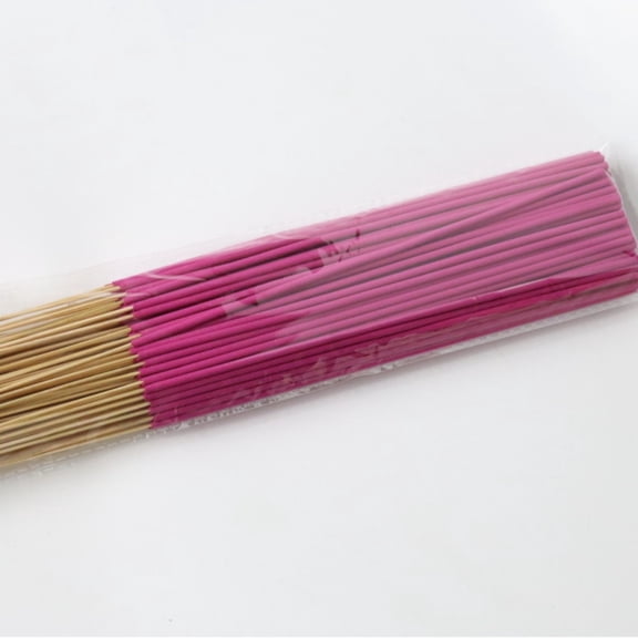140 Unscented Charcoal Incense Sticks 12.79 Inch Bulk, 100 Percent Natural Charcoal Bamboo Punk Blanks for DIY Aromatherapy Incense Making, Home Fragrance, Pink