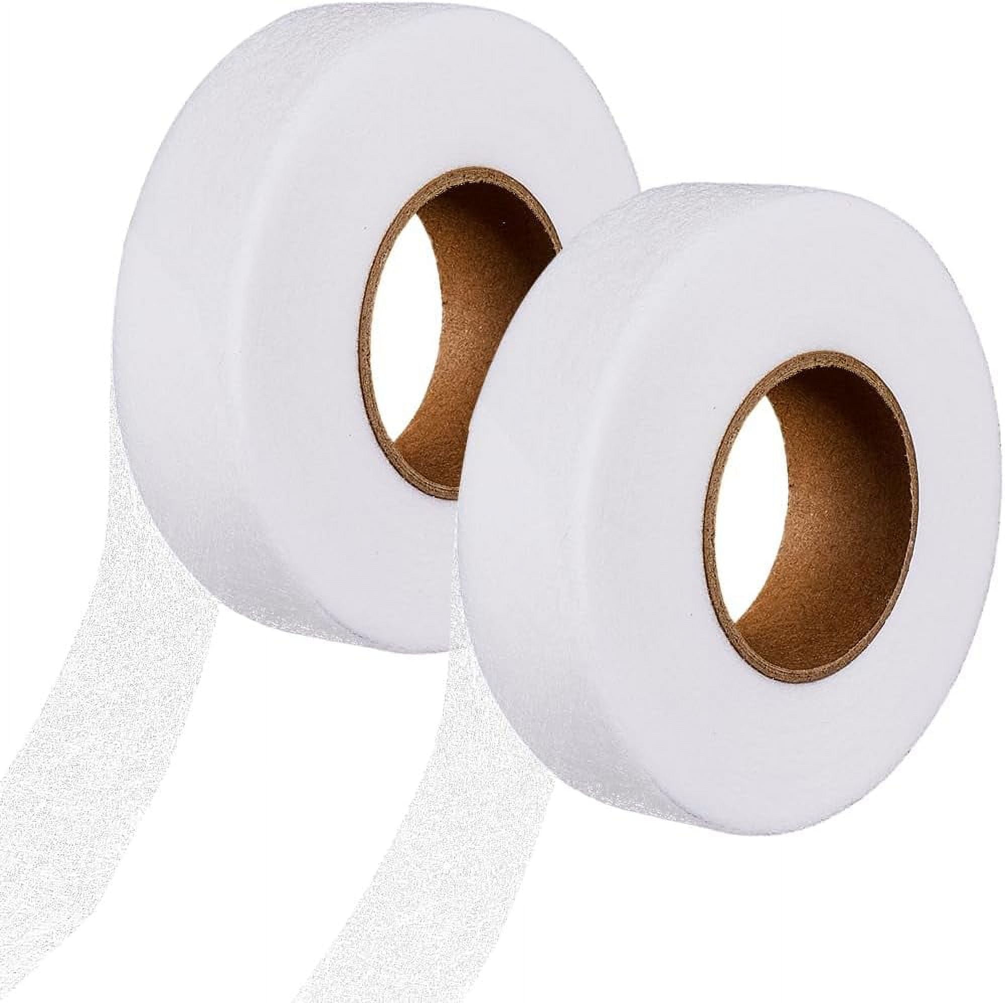 Wonder Web 10M Hemming Tape For Trousers,Wonder Web Iron On Extra Strong,Convenient And Simple To Use, Hem Tape Iron On For Trousers, Pants, Clothes, Fabrics ( Black, 2.4CM Wide