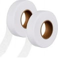 thumbnail image 1 of 140 Yards Iron on Hemming Tape 2 Rolls 3cm Wide Adhesive No Sewing Fabric Fusing Web Fusible Stitch Witchery Tapes for Bonding Broken Clothes Pants Curtain Crafting White, 1 of 7