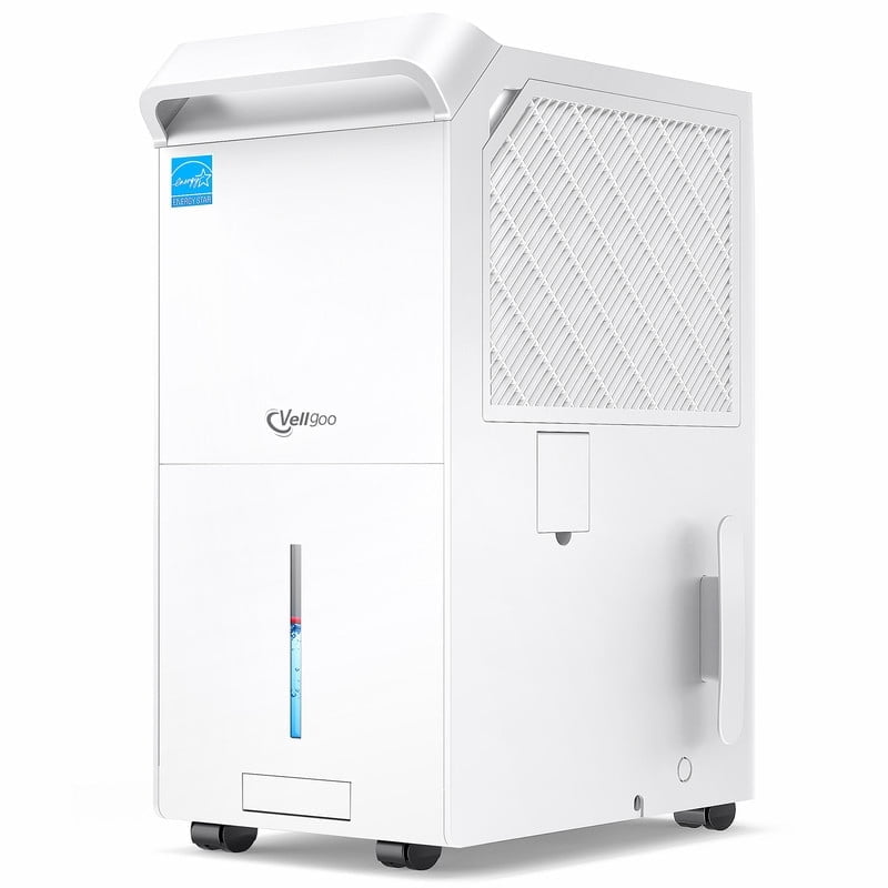 140 pt. 7000 sq. ft. Energy Star Dehumidifier for Basement in White with Drain Hose