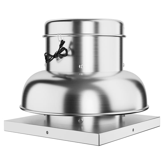 1400 CFM Upblast Roof Exhaust Fan Direct Drive Commercial Ventilation Fan with Upgraded Motor and 1400 CFM US standard