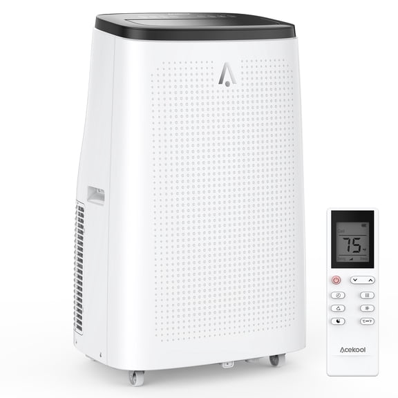 14000 BTU Portable AC Air Conditioner Unit, Air Conditioner with Remote Control, Cool, Fan and Dry Function, Sleep Mode/24Hrs Timer, Quiet Operation, Cools 700 Sq.ft, 110-115V