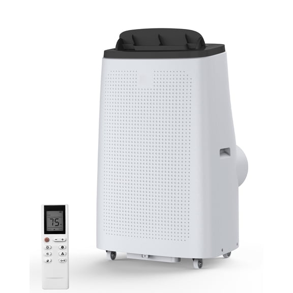 14000 BTU Portable Air Conditioner, 3 in 1 Cooling, Fan, Dehumidifier & Sleep Mode, 24 Hour Timer, Remote Control, Energy Efficient, for Rooms Up to 750 sq.ft