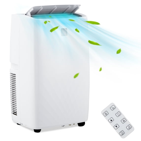 14000 BTU Portable Air Conditioner, 3 in 1 Movable AC Unit with Dehumidifier and Fan, Sleep Mode, 24 Hour Timer, Remote Control and Window Kit for Rooms Up to 750 Square Feet