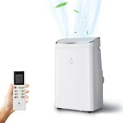 14000 BTU Portable Air Conditioner, 3-in-1 Cooling, Dehumidifier & Fan, Energy Efficient Quiet AC Unit, Fast Cooling for 750 Sq.Ft, Remote Control, 24H Timer, Window Kit