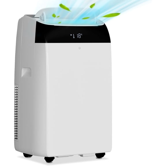 14,000 BTU Portable Air Conditioner, 3-in-1 Freestanding AC Unit, Quiet Sleep Mode, Remote, 24H Timer, Self-Evaporating, Cools Up to 750 Sq. Ft.