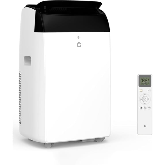 14000 BTU Portable Air Conditioner, Auto-Evaporation, Low Noise AC Unit with Remote Control, 24-Hour Timer, LED Display, Window Installation Kit, Rooms up to 700 Sq.Ft