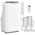 thumbnail image 1 of 14000 BTU Portable Air Conditioner, Inverter Dual Hose AC for 700 Sq Ft, Cool, Dehumidifier, Fan, Window Kit Included, 1 of 5