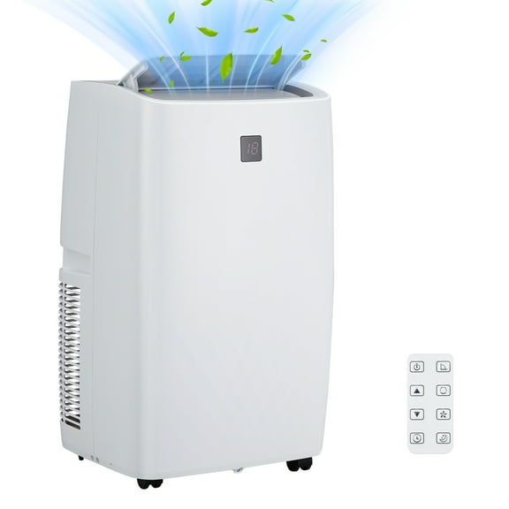14000 BTU Portable Air Conditioner Unit,Air Conditioner with Cool,Fan and Dry Function,Remote Control, Sleep Mode/24Hrs Timer,Quiet Operation,Cools 700 Sq.ft,Window Kit