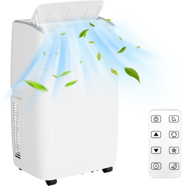 14000 BTU Portable Air Conditioner with Remote Control & Window Kit Included, 450 Sq.Ft Coverage, 3-in-1 Function | Ideal for Room or Office Use