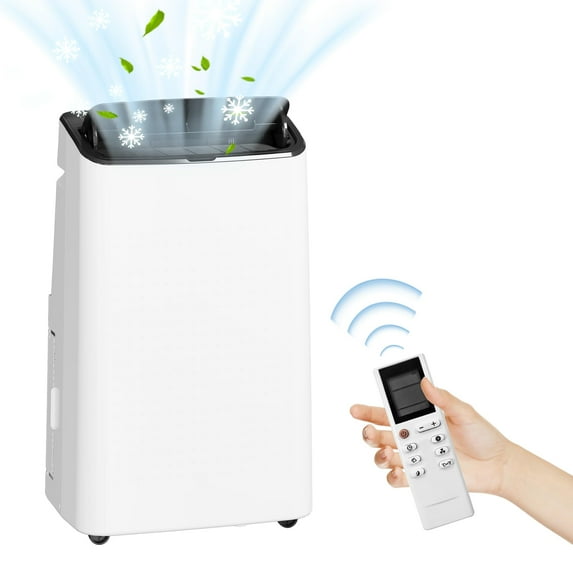 14000 BTU Portable Air Conditioners,52 DB 3-In-1Air Conditioner Dehumidifier & Fan 3 Mode 24H Timer AC Portable Room AC Cools Room Up to 700 Sq.Ft