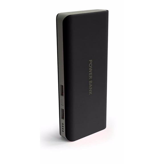 14000 mAh Portable USB Power Bank/External Battery for LG Q7, Q7+, Q7?, K30, G7 ThinQ,V30S ThinQ, V30, V30+ , Q8 H970, G6+, G6, ( USB Type C Cable and Micro USB Cable are Included) - Black