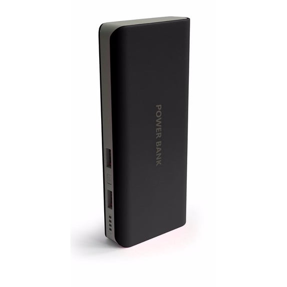 14000 mAh Portable USB Power Bank/External Battery for Samsung Galaxy S9, S8, C9 Pro C900F, A7 (2017) / A5 (2017)/ A3 (2017), ( USB Type C Cable and Micro USB Cable are Included) - Black