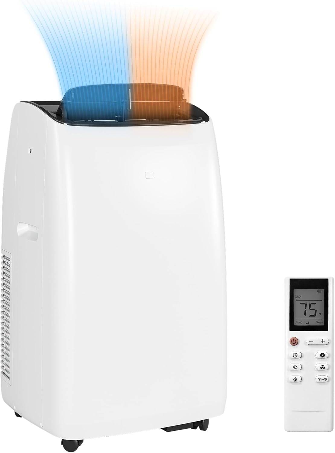 14000Btu Inverter Portable Air Conditioner, Dual Hose Portable Air ...