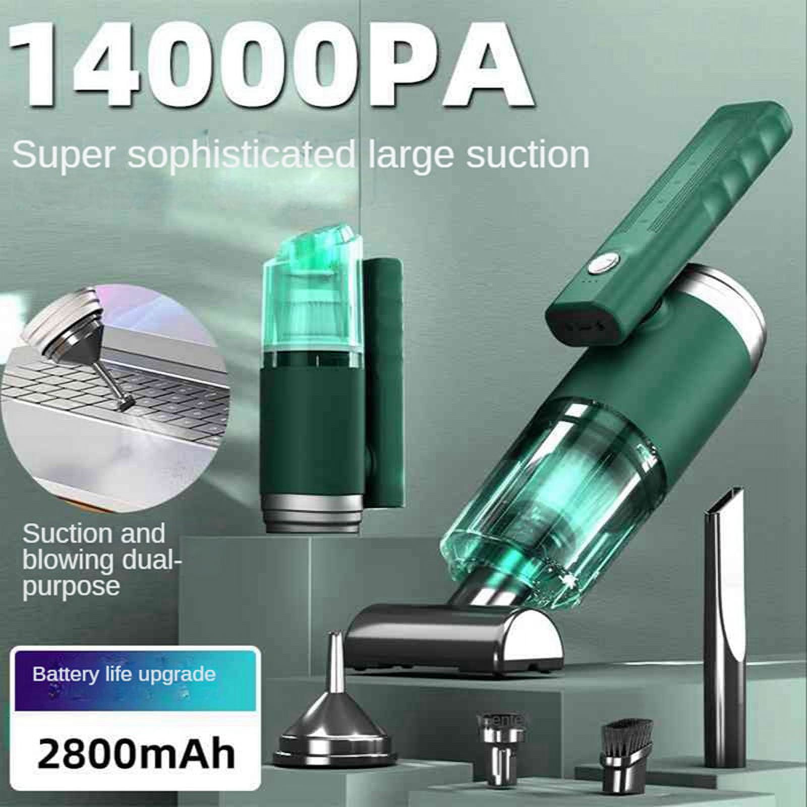 14000PA Mini Car Vacuum Cleaner Cordless Handheld Vacuum Cleaner Household Folding Portable Vacuum for Car Office