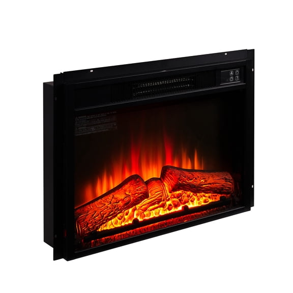 1400W 120V Electric Fireplace Insert | Ideal for Office Spaces, Overheating Protection