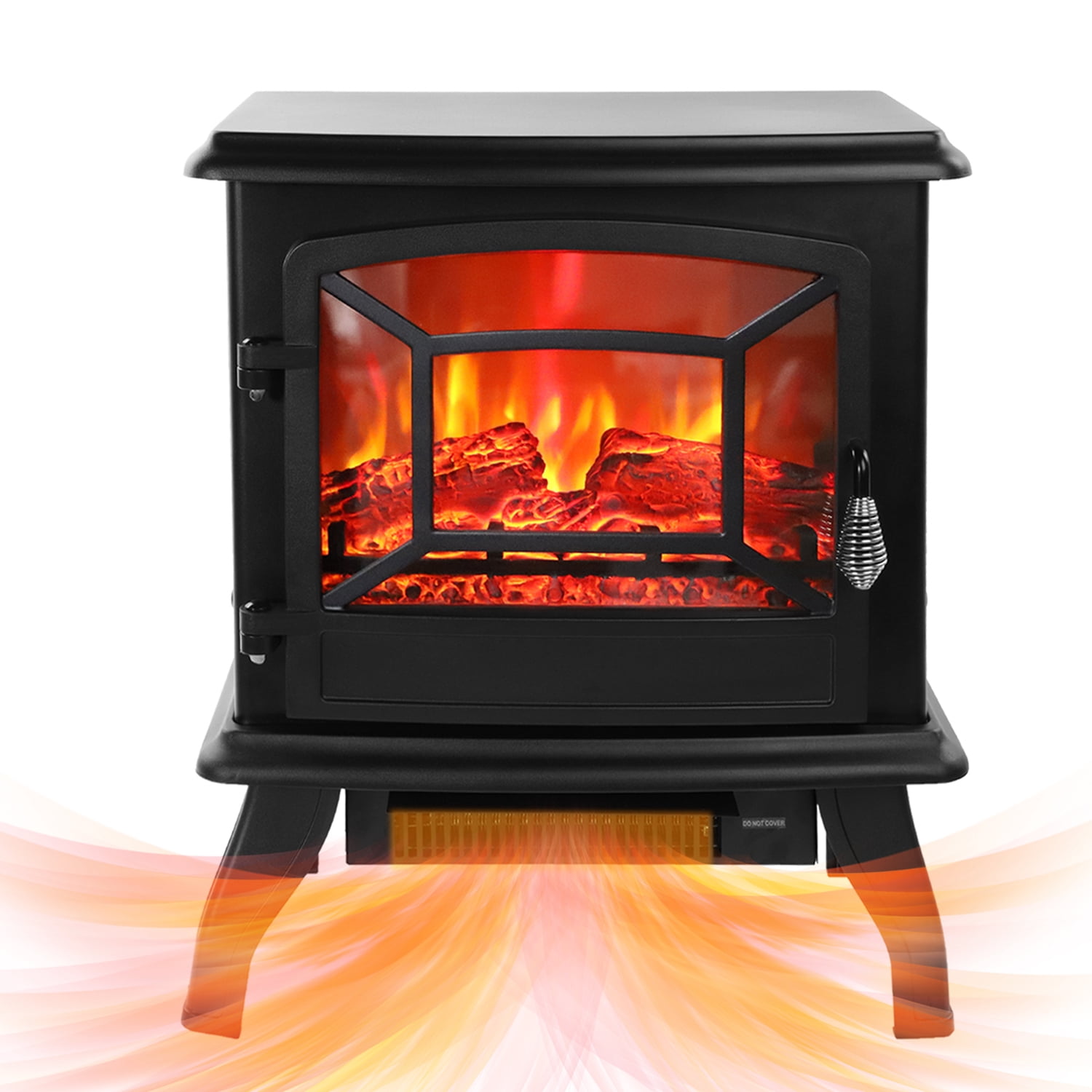 1400W Electric Fireplace Heater, 17'' Portable Space Heater for Small  Spaces Indoor Use, Retro Electric Heater with Overheat u0026 Tip-Over  Protection, Adjust 68~95°F - Walmart.com