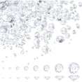 thumbnail image 1 of 1400pcs Clear Cubic Zirconia Stone 8 Sizes Grade A Faceted CZ Diamante Rhinestone Gems, 1 of 6