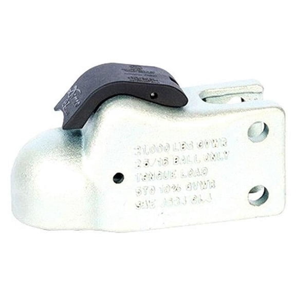 1404095 2.31 in. Channel Mount Cast & Bolt on Channel Trailer Coupler for Balls
