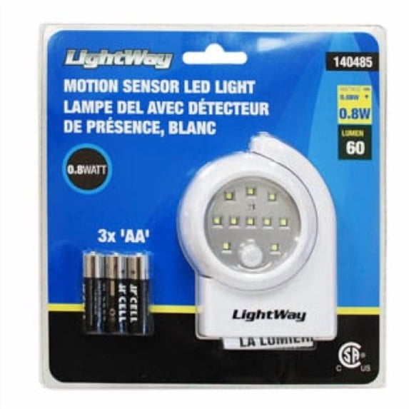 140485 - SECURITY LIGHT 10LED WITH MOTION SENSOR INCLUDE 3AA BATTERIES