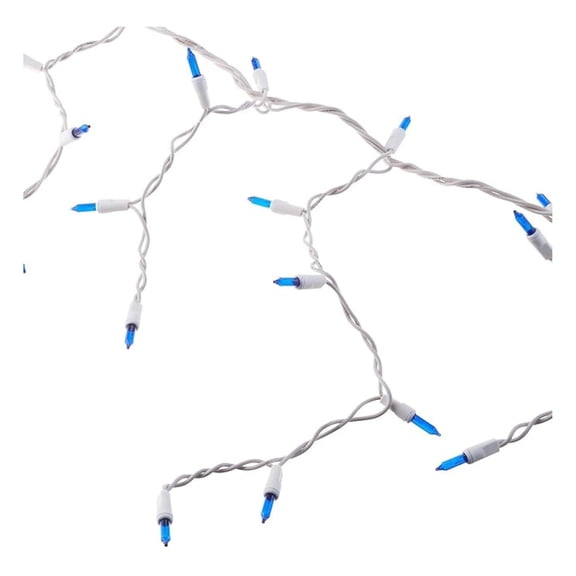 14087-88 Blue 300 Count Icicle Set Christmas Lights & -Cicles