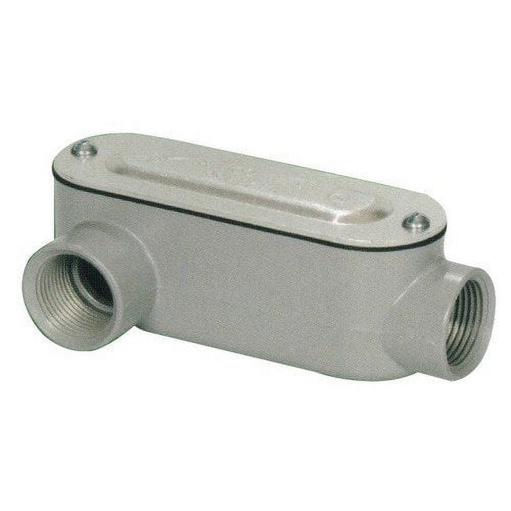 14095 Rigid Conduit Body, Aluminum, Type LR, Threaded with Cover and ...