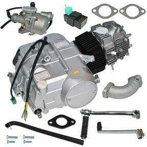 140CC Engine 4 Stroke Racing Engine, 4 Speed Horizontal Single Cylinder Motor Engine CDI Kick Starter Manual Clutch Fit For Pit Dirt Bike, Honda CRF50 CRF70 XR50 XR70 Z50 Z50R