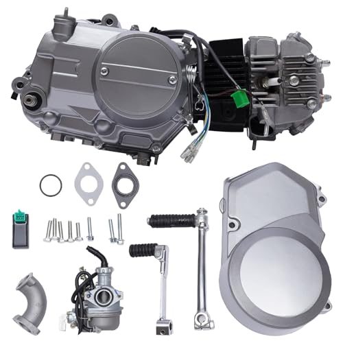 140CC Engine 4 Stroke Racing Engine Motor, Kick Starter Single Cylinder Bike ATV Quad CDI Engine 4 Speed Horizontal Manual Clutch Pit Dirt Bike Parts for Honda CRF50 CRF70 XR50 XR70 Z50 Z50R