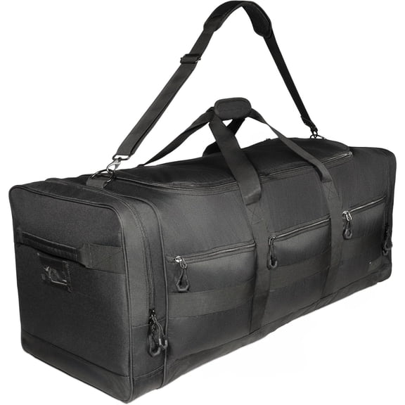 140L 38" Heavy Duty Equipment Duffle Bag with Upgrade Zipper, Durable & Water Resistant. for Travel Storage Football Hockey Baseball Basketball Team Coaches &