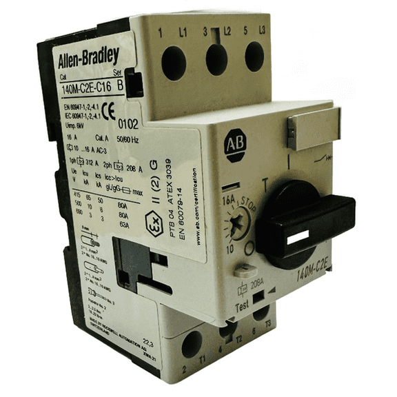 140M-C2E-C16 Motor Protection, Circuit Breaker 16A Ser B