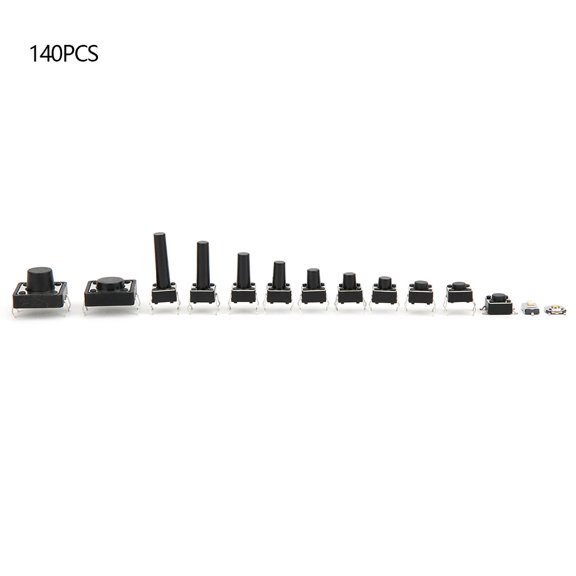 140PCS 14 Value Tactile Micro Push Button Switch DIP Tact Switch