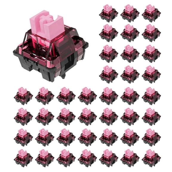 140PCS F.S MX Keyboard Switches 5 Pins Linear Silent Body Switches Hot-Swap for DIY Gaming Mechanical Keyboard